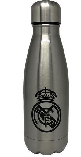 [B-59N-RM] Real Madrid Botella Plateada de Acero 550mI