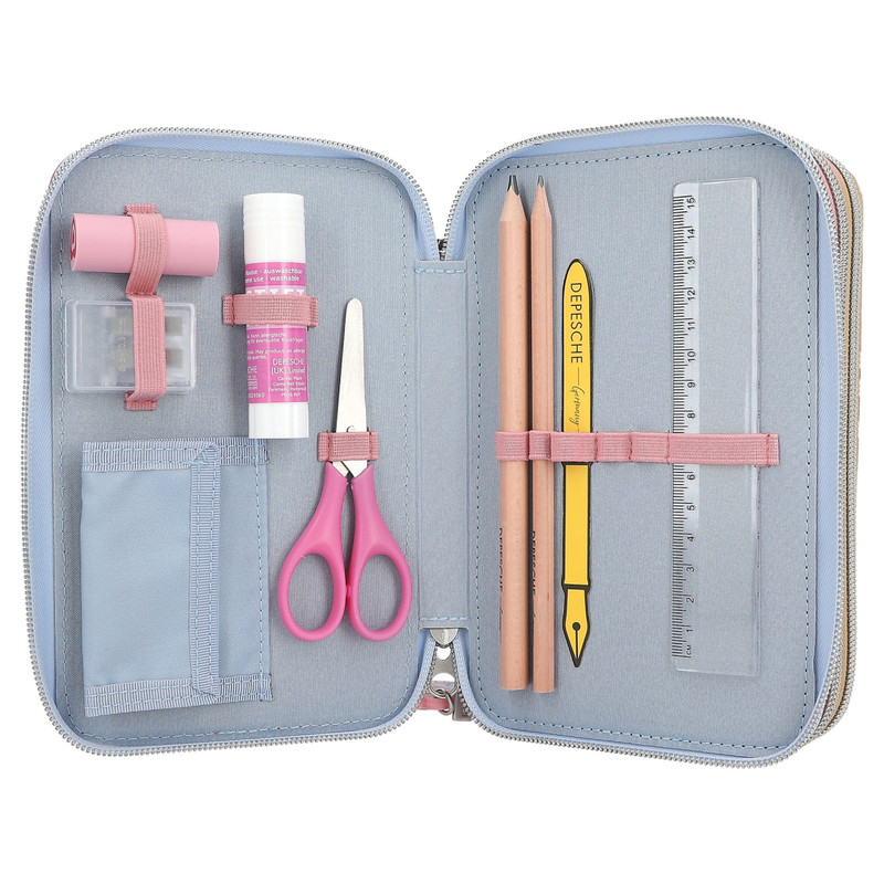TOPModel estuche triple TEAM TEDDY