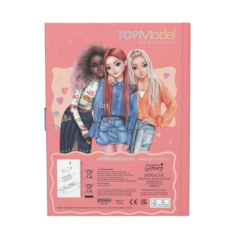 TOPModel diario con código secreto