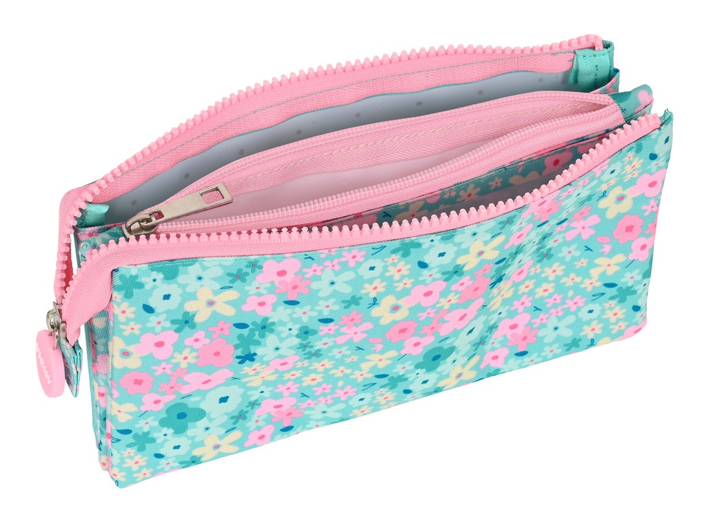 PORTATODO TRIPLE VMB "MINT PARADISE" 22X12X3
