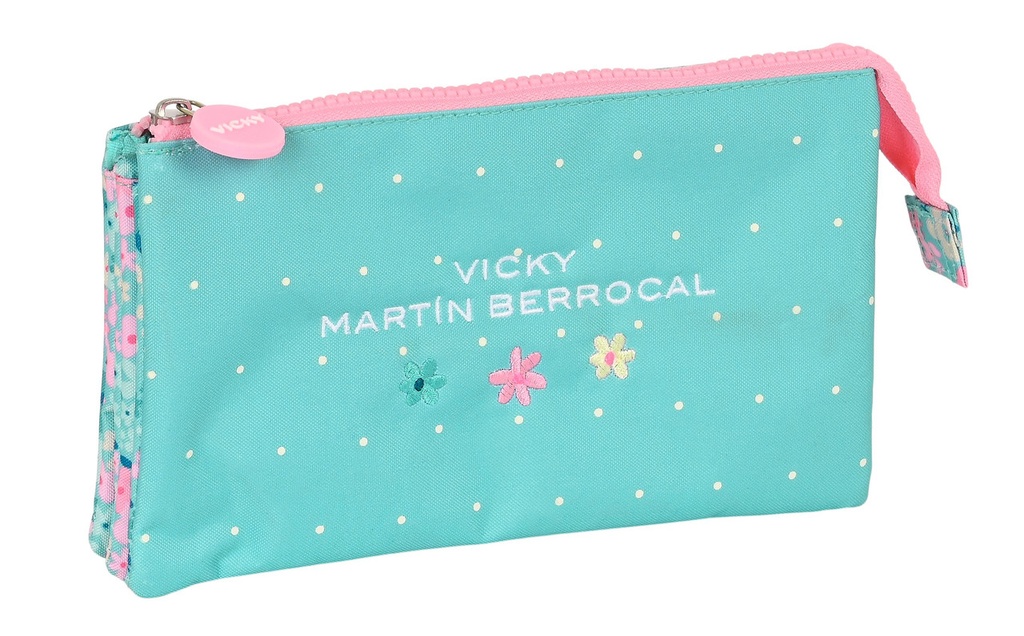 PORTATODO TRIPLE VMB "MINT PARADISE" 22X12X3