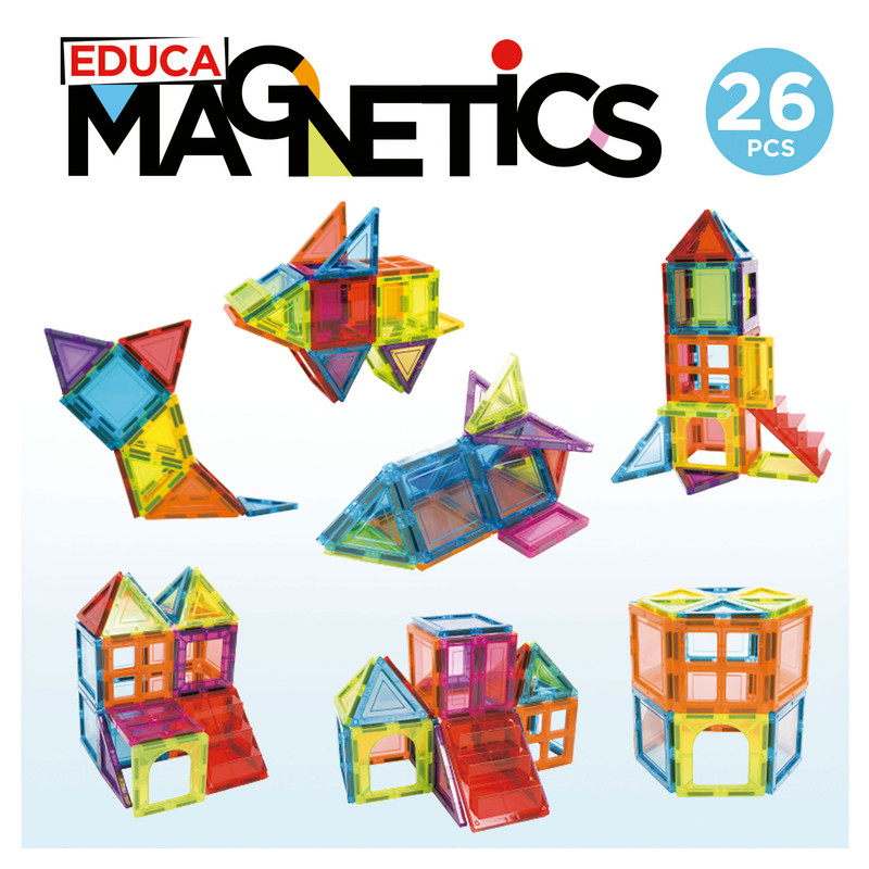 26PCS EDUCA MAGNETICS EDUCA 20022