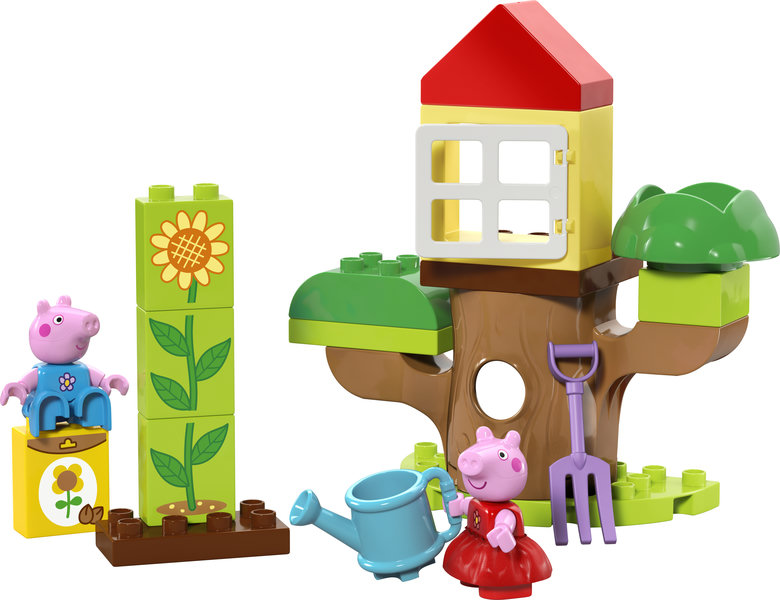 Jardín y Casa del Árbol de Peppa Pig LEGO 10431