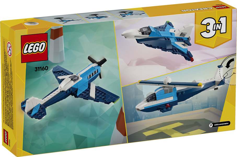 Aeronave: Avión de Carreras LEGO 31160