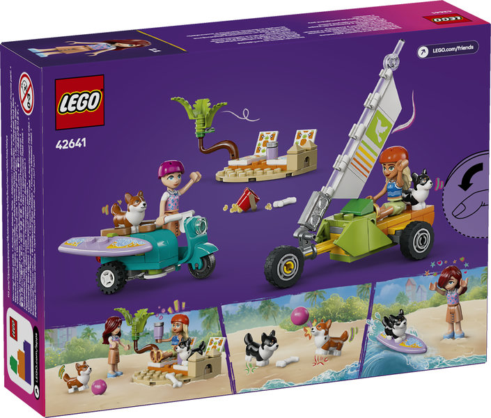 Mascotas Surferas y Aventura sobre Ruedas LEGO 42641