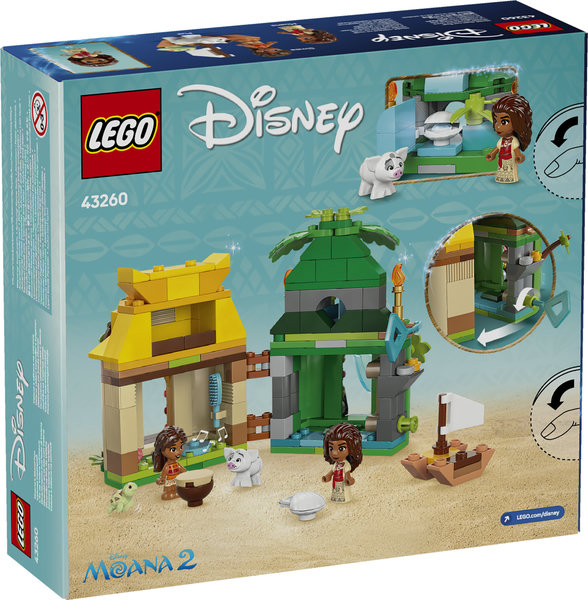 Diversión en la Isla con Vaiana LEGO 43260