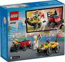 Pack de Coches de Carreras: Pizza vs. Camión de Bomberos LEGO 60458