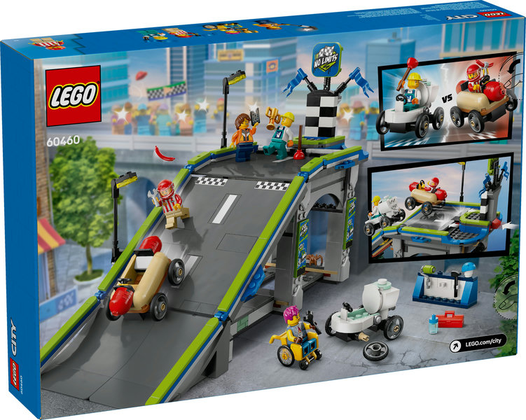 Sin Límites: Rampa de Aceleración para Coches de Carreras LEGO 60460
