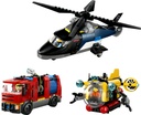 Remix: Helicóptero, Camión de Bomberos y Submarino LEGO 60462