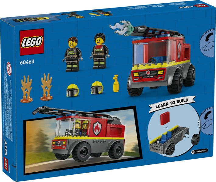 Camión de Bomberos con Escalera LEGO 60463
