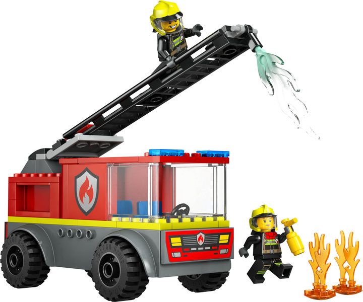 Camión de Bomberos con Escalera LEGO 60463