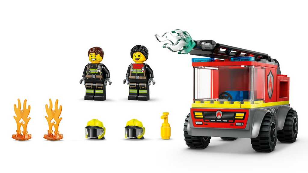 Camión de Bomberos con Escalera LEGO 60463