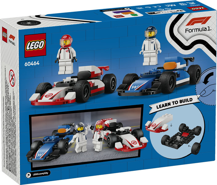 Coches de F1® Williams Racing y Haas F1® LEGO 60464