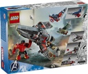 Batalla entre el Capitán América y Hulk Rojo  LEGO 76292