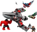 Batalla entre el Capitán América y Hulk Rojo  LEGO 76292