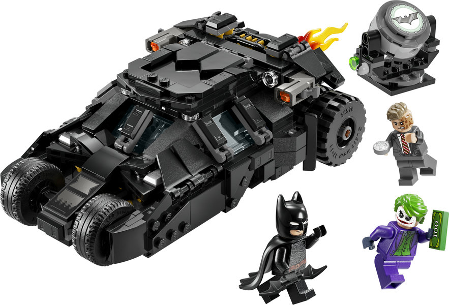 Tumbler de Batman™ vs. Two-Face™ y The
Joker™ LEGO 76303