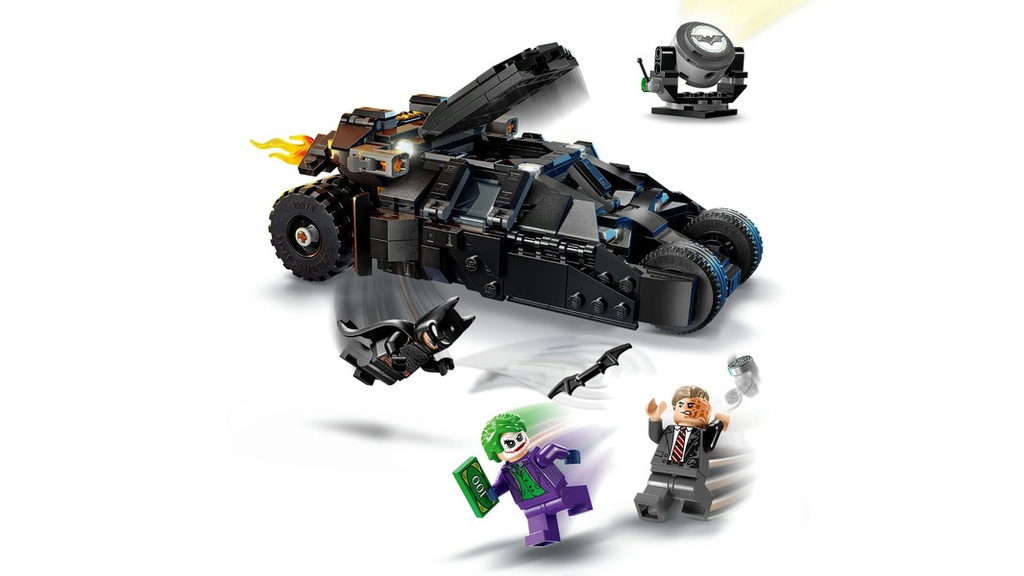 Tumbler de Batman™ vs. Two-Face™ y The
Joker™ LEGO 76303
