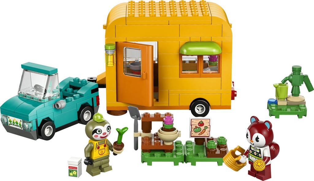 Caravana de Gandulio y tienda de jardinería  LEGO 77054