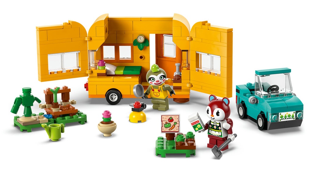 Caravana de Gandulio y tienda de jardinería  LEGO 77054