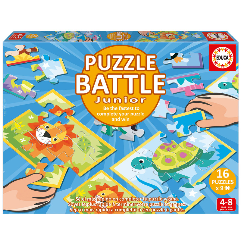 ANIMALS PUZZLE BATTLE Jr. FS  EDUCA 20116