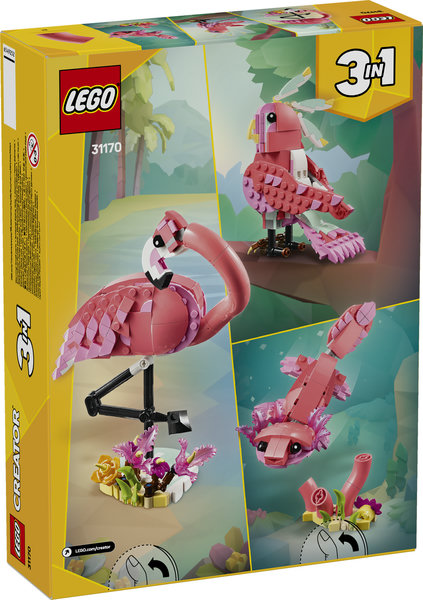 Fauna Salvaje: Flamenco Rosa LEGO 31170