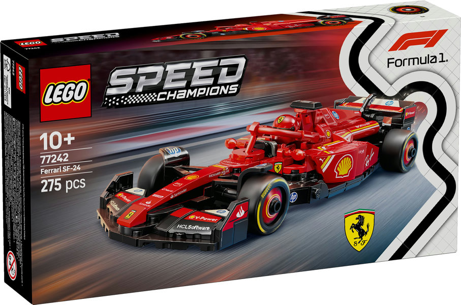 Coche de Carreras Ferrari SF-24 F1® LEGO 77242