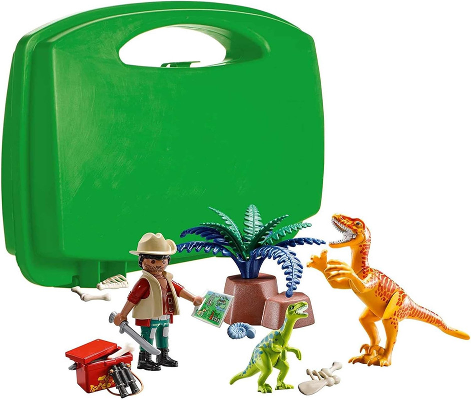 Maletín de Dinosaurios y Explorador PLAYMOBIL 70108