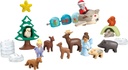 JUNIOR: calendario de Adviento Navidad en la nieve PLAYMOBIL 70297