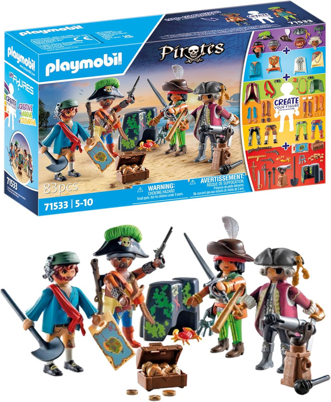 My figures: piratas PLAYMOBIL 71533