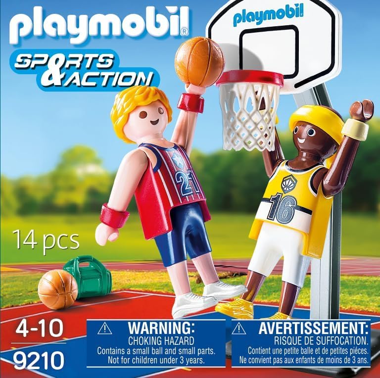 Jugadores baloncesto PLAYMOBIL 9210