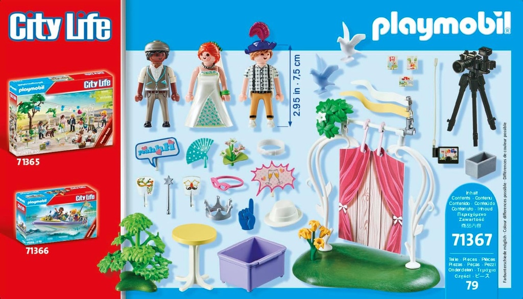 Photocall Boda PLAYMOBIL 71367