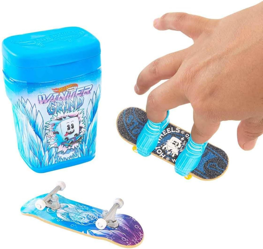 HOT WHEELS SKATE CAJA DE CHICLES CON 2 MONOPATINES HTP10 HVK77