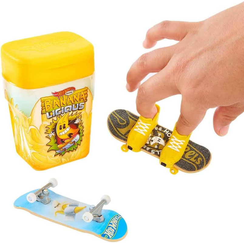 HOT WHEELS SKATE CAJA DE CHICLES CON 2 MONOPATINES HTP10 HVK79