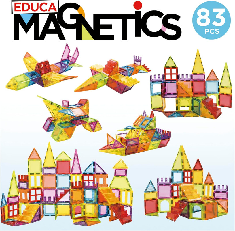 EDUCA MAGNETICS 83PCS