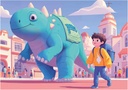 PUZZLE SIMPÁTICOS DINO 20-40
