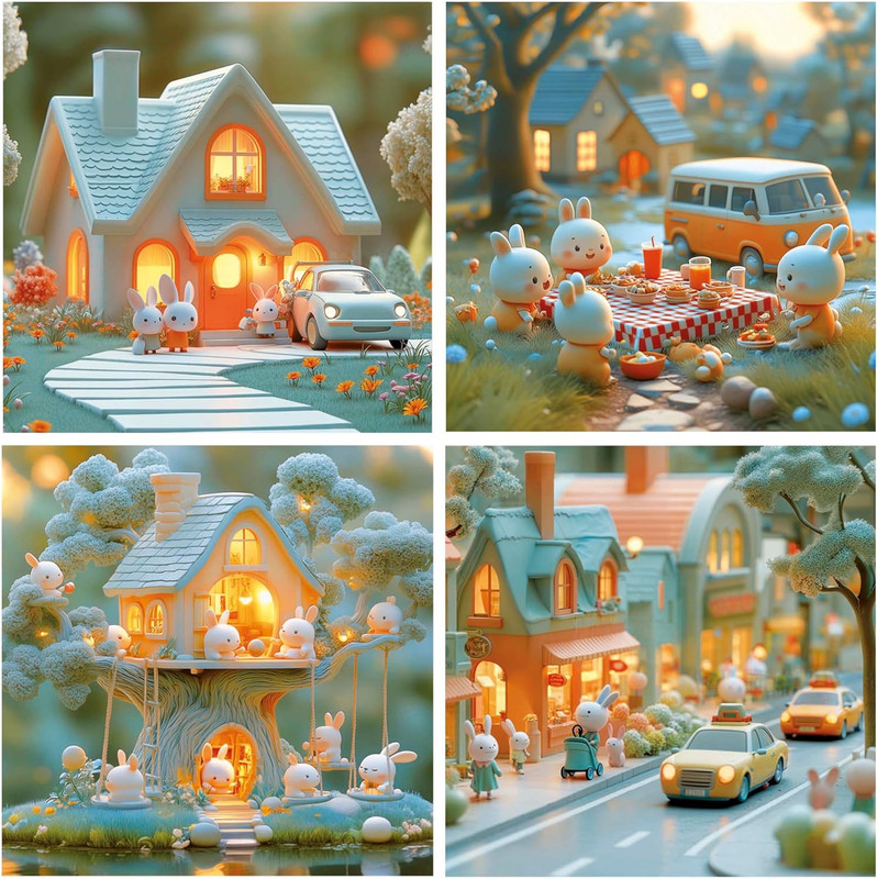 PUZZLE PROGRESSIVE BUNNY CIT
