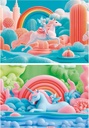 PUZZLE 2x48 UNICORNIOS MÁGIC