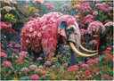 PUZZLE 1000 ELEFANTE FLORAL