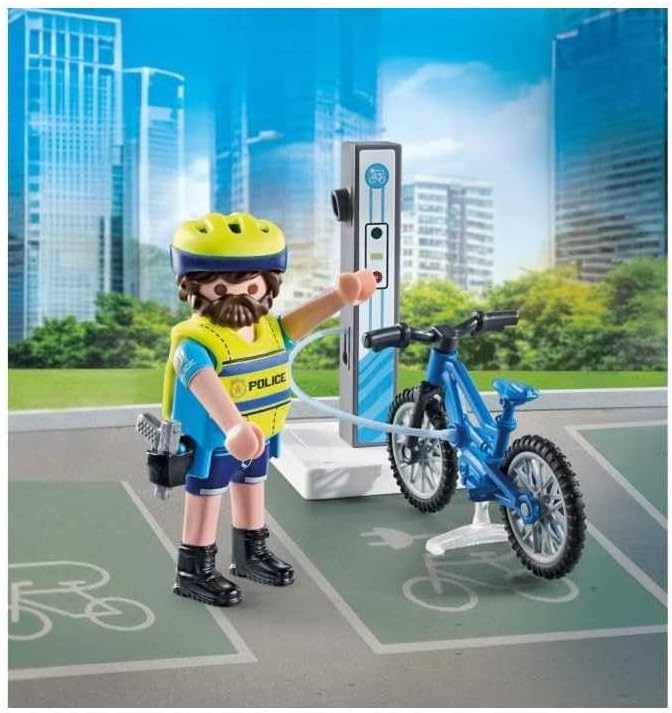 Patrulla en bicicleta PLAYMOBIL 71732