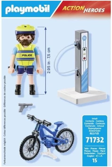 Patrulla en bicicleta PLAYMOBIL 71732