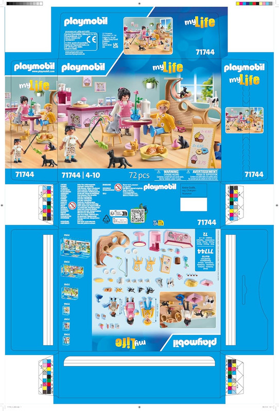 Cafetería para gatos PLAYMOBIL 71744