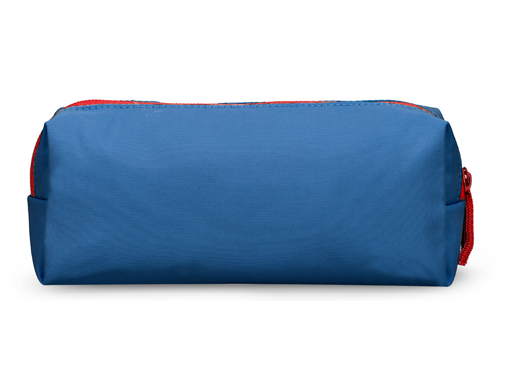Estuche portatodo antartik basic pack 1 compartimento azul marino compañero mochila 80x55x210 mm.
