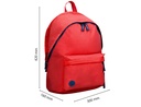 Mochila antartik basic pack con bolsillo para portatil granate 20 l 300x160x420 mm.