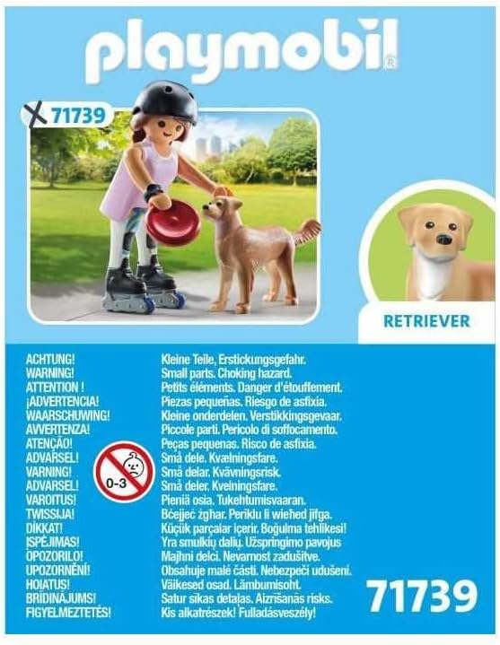 Patinadora con Retriever X 71739