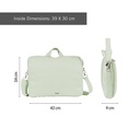 Maletín para portátil, colección 430 since 1918, verde MILAN 624303SNCGR