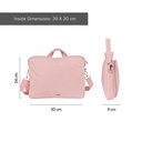 Maletín para portátil, colección 430 since 1918, rosa MILAN 624303SNCP