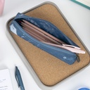 Estuche portatodo mini redondo serie Lava, azul MILAN 081129LVB