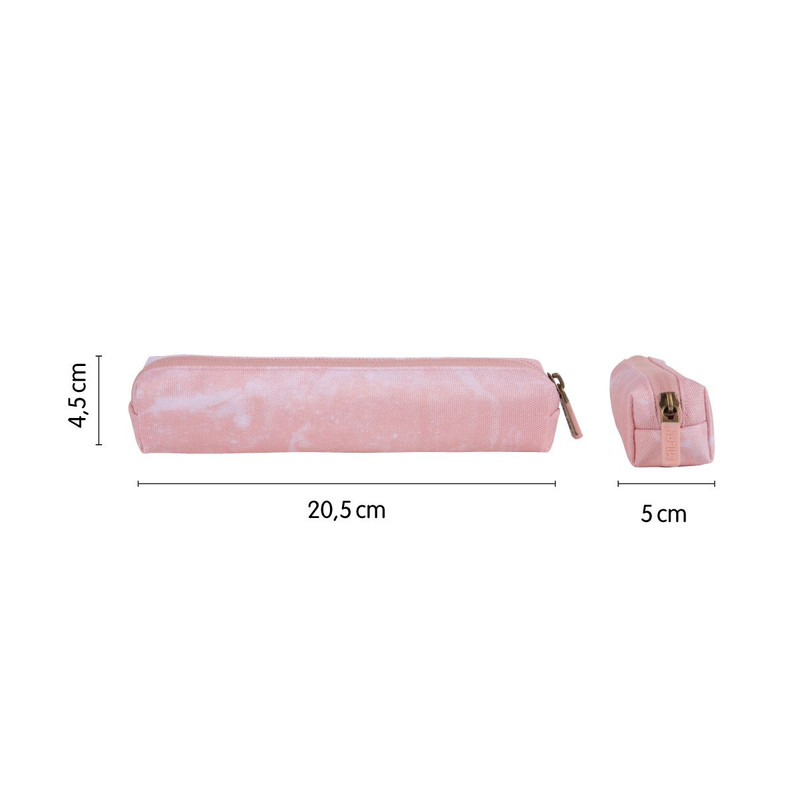 Estuche portatodo mini redondo serie Lava, rosa MILAN 081129LVP