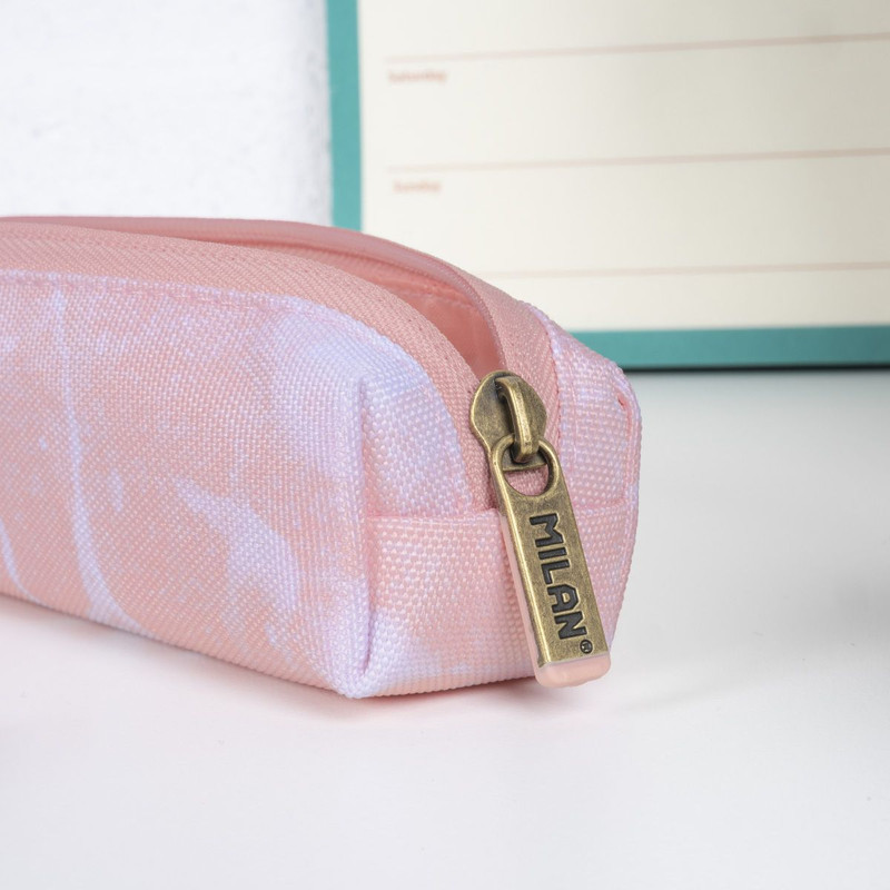 Estuche portatodo mini redondo serie Lava, rosa MILAN 081129LVP