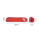 Estuche portatodo mini redondo serie Lava, rojo MILAN 081129LVR